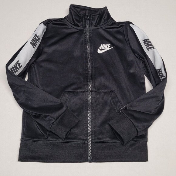 Nike Boy’s Zip up sweater size 3T color white black - Picture 1 of 5
